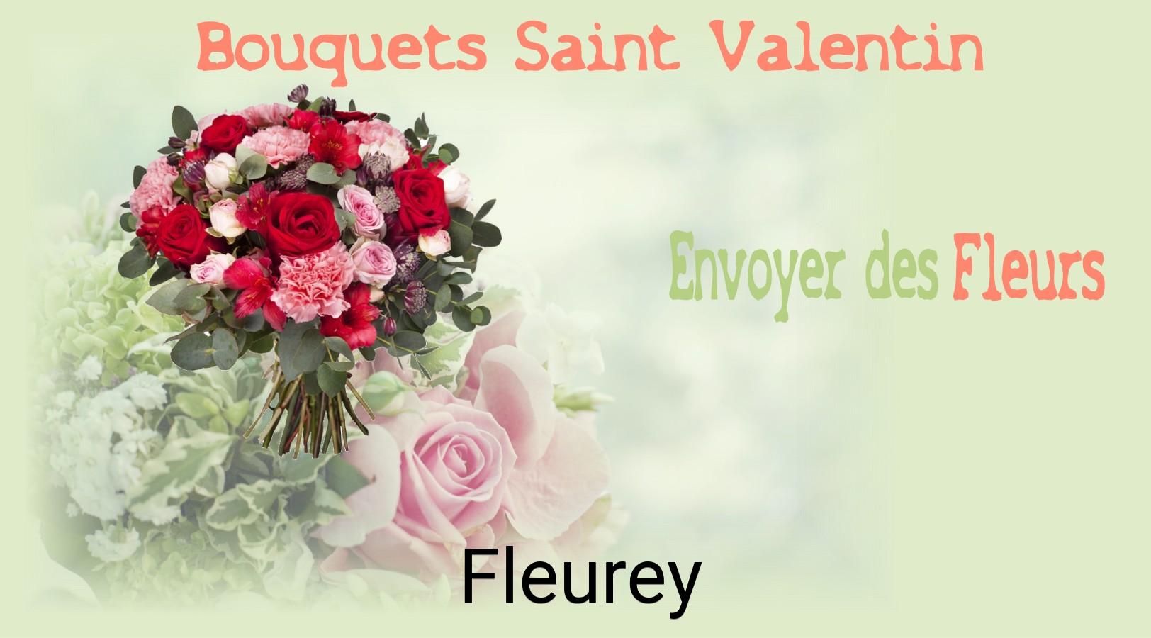 Roses de Saint-Valentin livrées à Fleurey